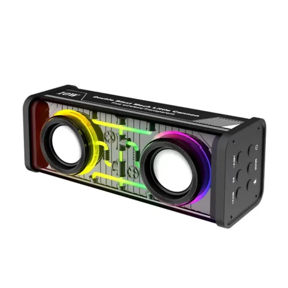 Mecha V8 Transparent 10W RGB Colorful Lights Bluetooth Speaker